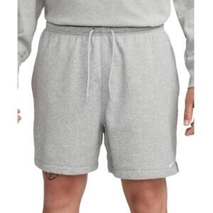 Nike Club French Terry Flow Shorts Mens Dark Gray Heather  Size Large.